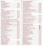 Happy Meals Restaurant menu