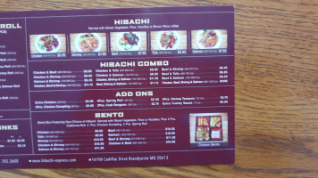 Hibachi-express Japanese Grill food