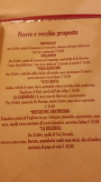 La Taverna Dei Corsari menu