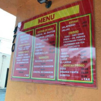 El Sauz Tacos menu
