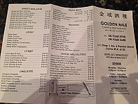 Golden Mile Chinese Restaurant menu