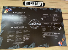 El Cubano Sandwich Shop inside