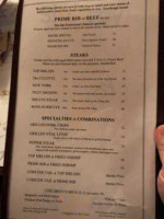 The San Franciscan menu