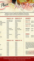 His Place Eatery menu
