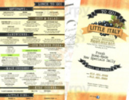 Little Italy menu