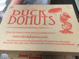 Duck Donuts menu