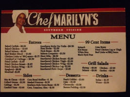 Chef Marilyn's, Queen Of Down Home Southern Goodies menu