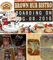 Brown Hub Bistro food
