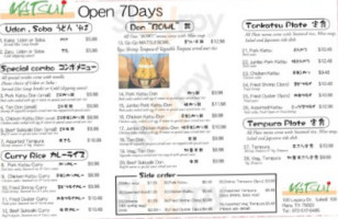 Matsui menu
