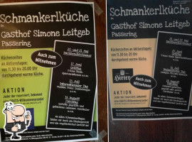 Gasthaus Simone Leitgeb menu