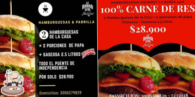 La Barra 1516 food