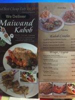 Maiwand Kabob Pizza menu