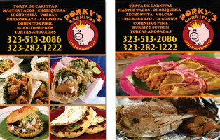 Porky's Carnitas food