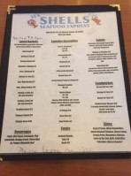 Sea Shells Seafood Express menu