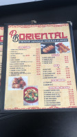 Pb Oriental menu