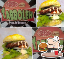 Tabboleh Pizza Burger food
