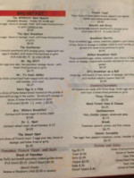 The Spot Cafe menu