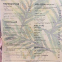 Shelly's Cafe menu