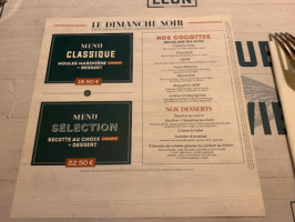 Leon De Bruxelles menu
