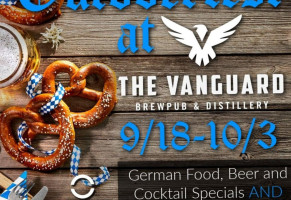 The Vanguard Brewpub Distillery food