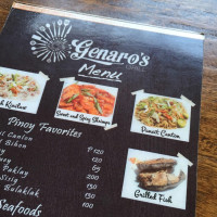 Genaro's Grill menu