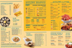 Seafood Party menu