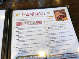 Panino's Restaurant menu