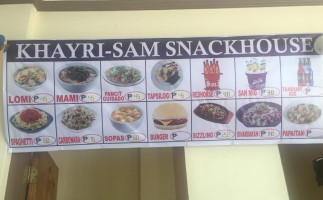 Khayri-sam Snackhouse food