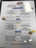 Alberto's Greek menu