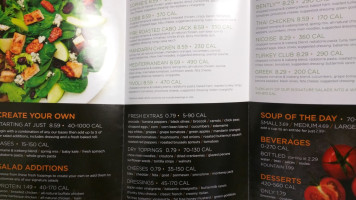 Saladworks menu