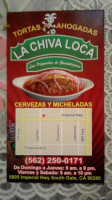 La Chiva Loca menu