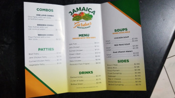 Jamaica Gardens menu