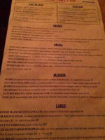 Oak Haven Table menu