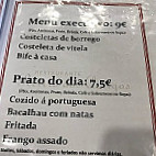 Retiro Dos Amigos menu