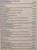 Santoor Indian Cuisine menu