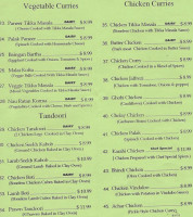Vegan N' Chicken menu