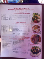 Van Loi Ii menu