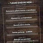 Restoran Lovacki Dom Kiseljak menu