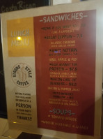 Strong Style Coffee menu