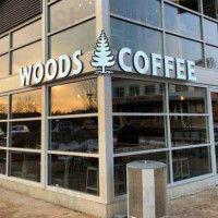Woods Coffee outside