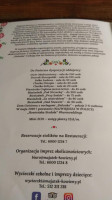 Majatek Howieny menu