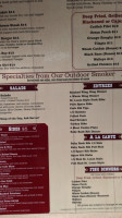 The Rib Cage Smokehouse menu