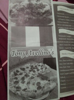 Tony Avellinos menu