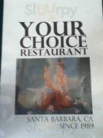 Your Choice menu