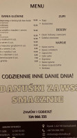 Danuśka menu