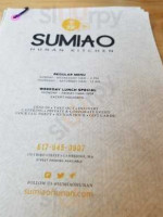 Sumiao Hunan Kitchen menu