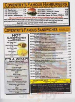 Coventry Diner menu
