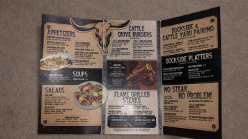 T-bones Steakhouse And Grill menu