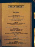 Green Street Grill menu