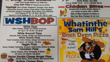 Whatinthe Sam Hill's Brick Oven Pizza menu